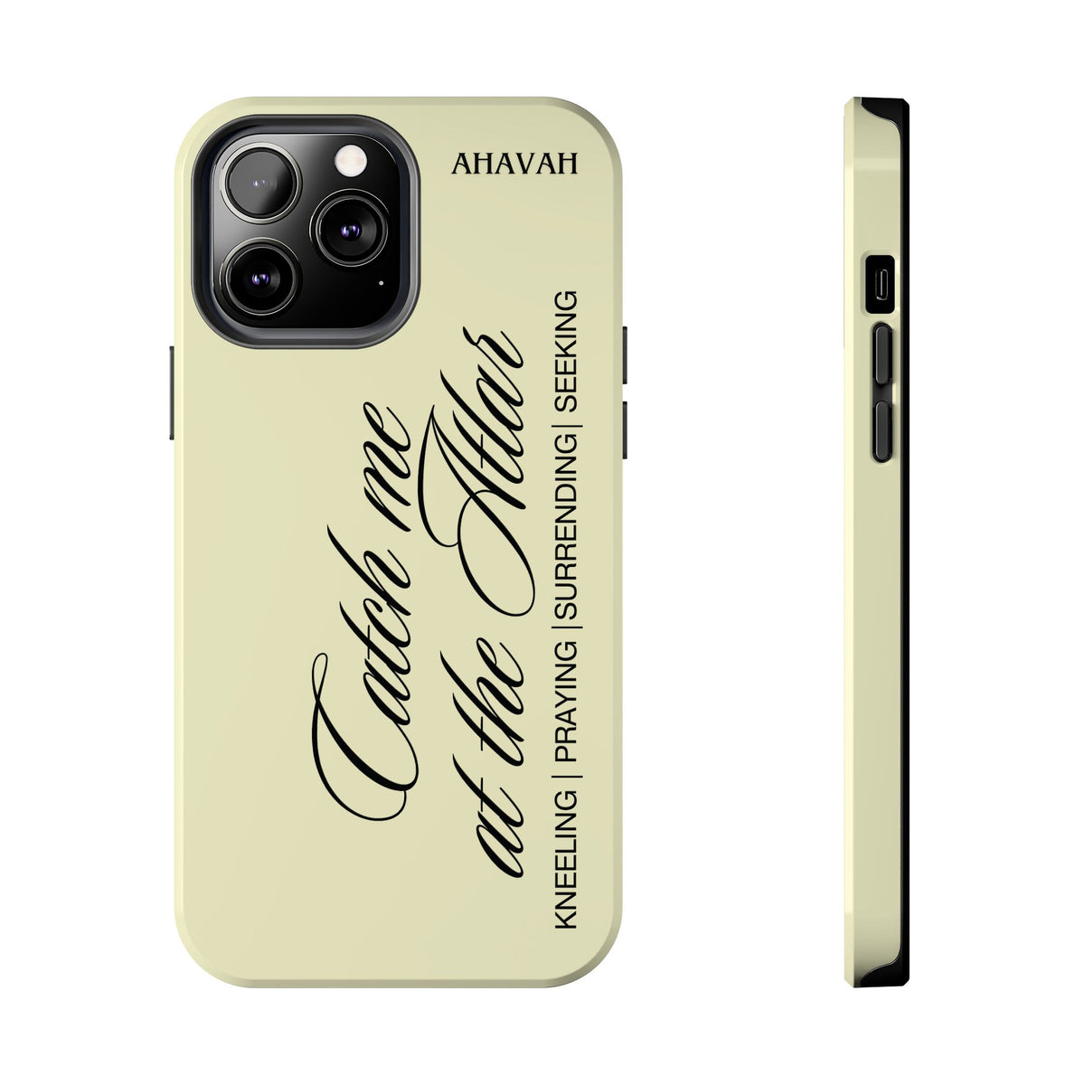 Catch Me at the Altar Phone Case - Lemon Cream