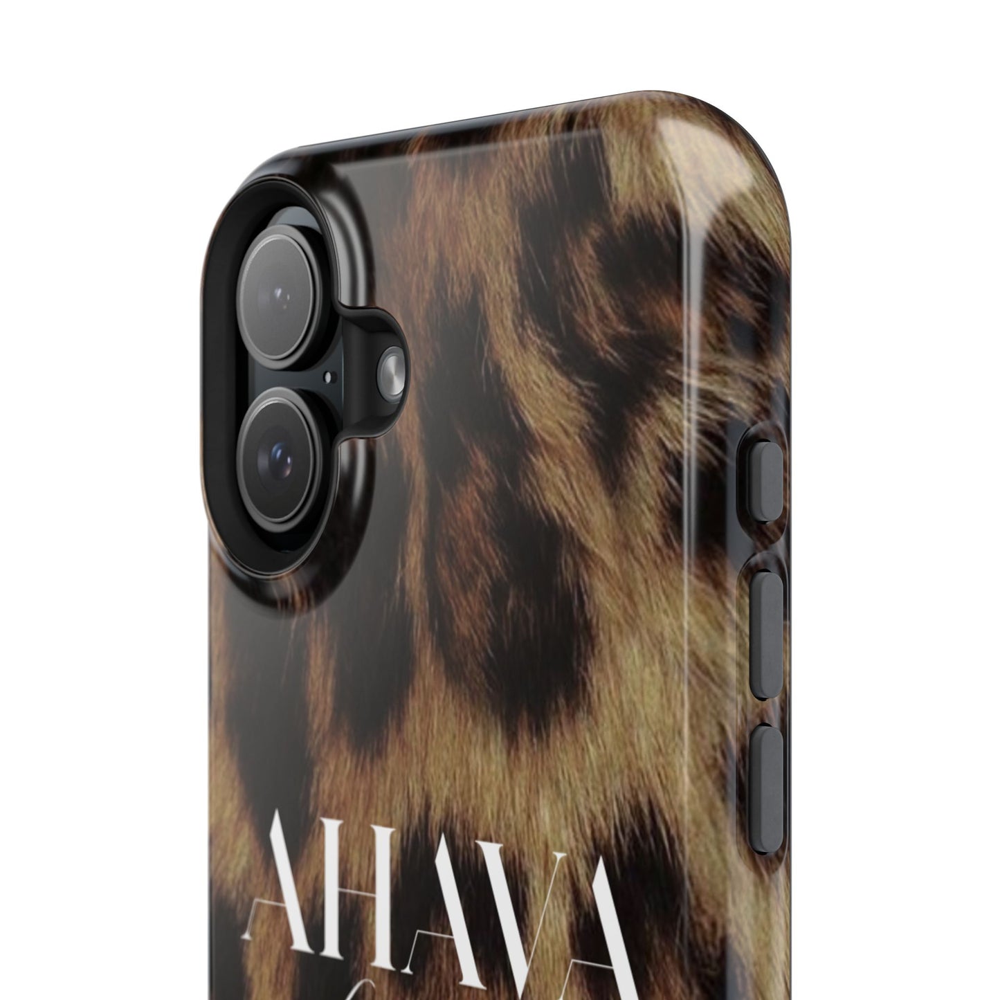 Leopard Print Ahava Phone Case