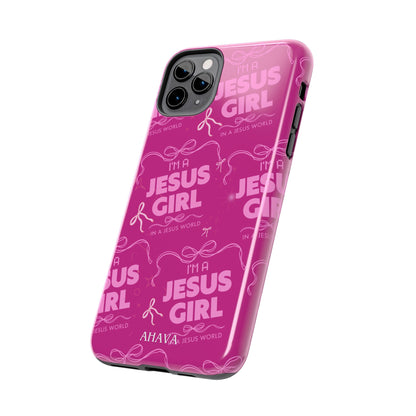 I'm a Jesus Girl Phone Case - Pink