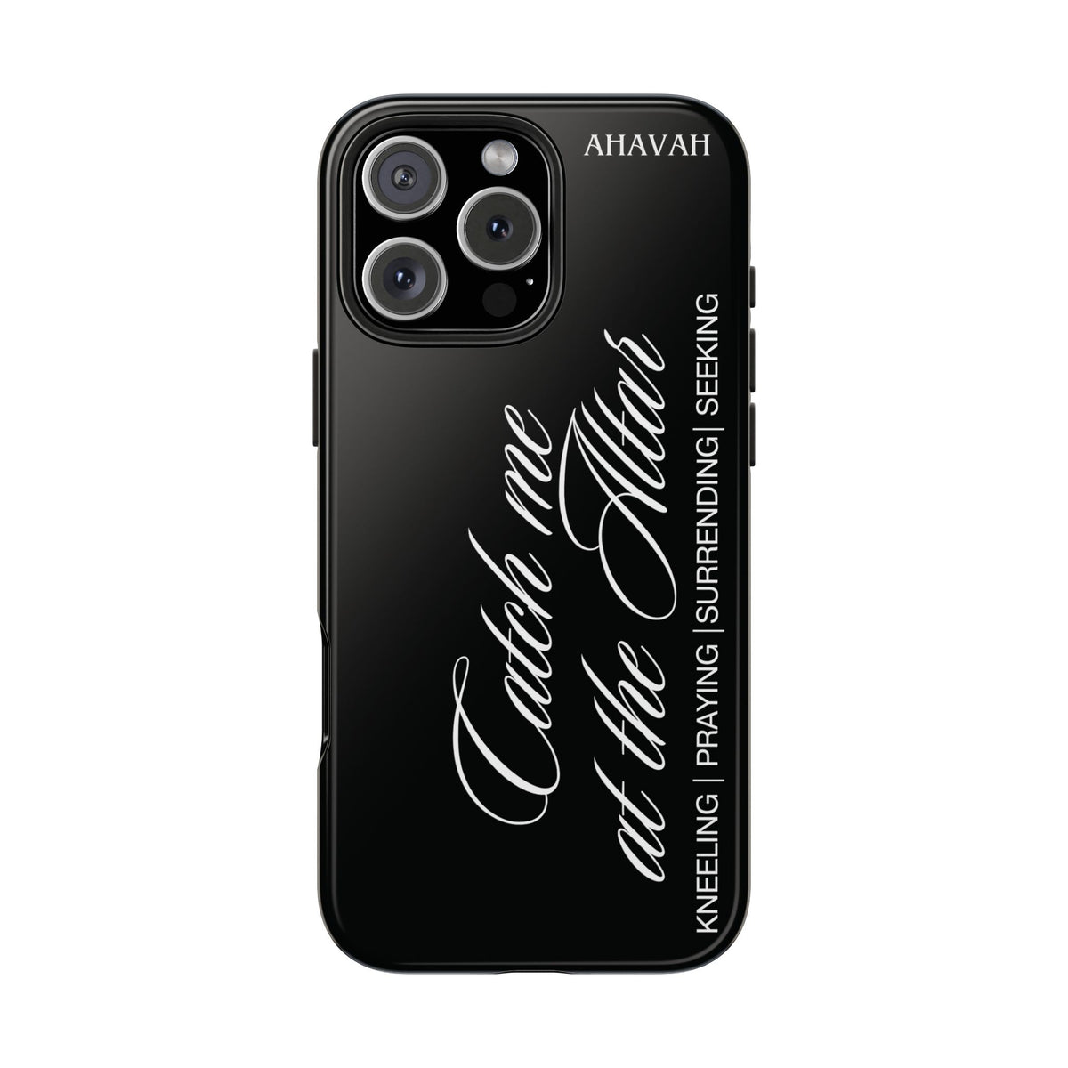Catch Me at the Altar Black Phone Case