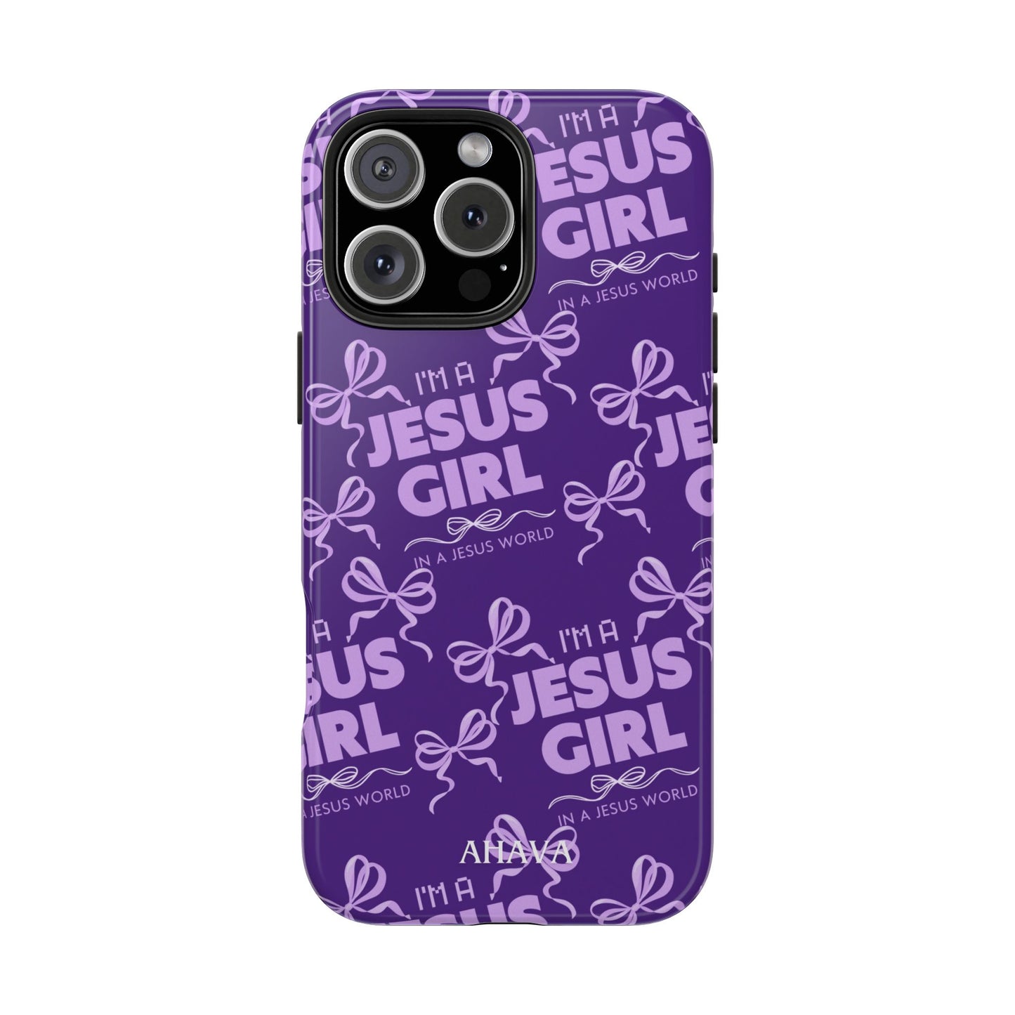 I'm a Jesus Girl Phone Case - Purple