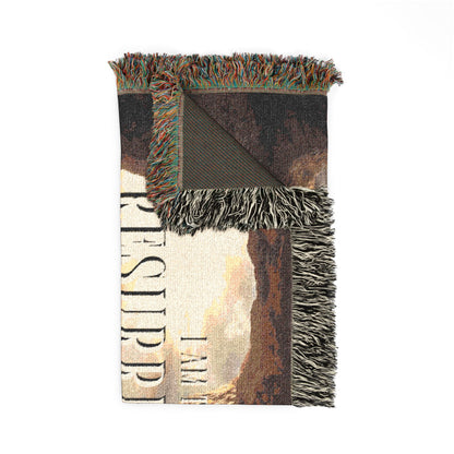 "I Am the Resurrection and the Life” Woven Prayer Blanket