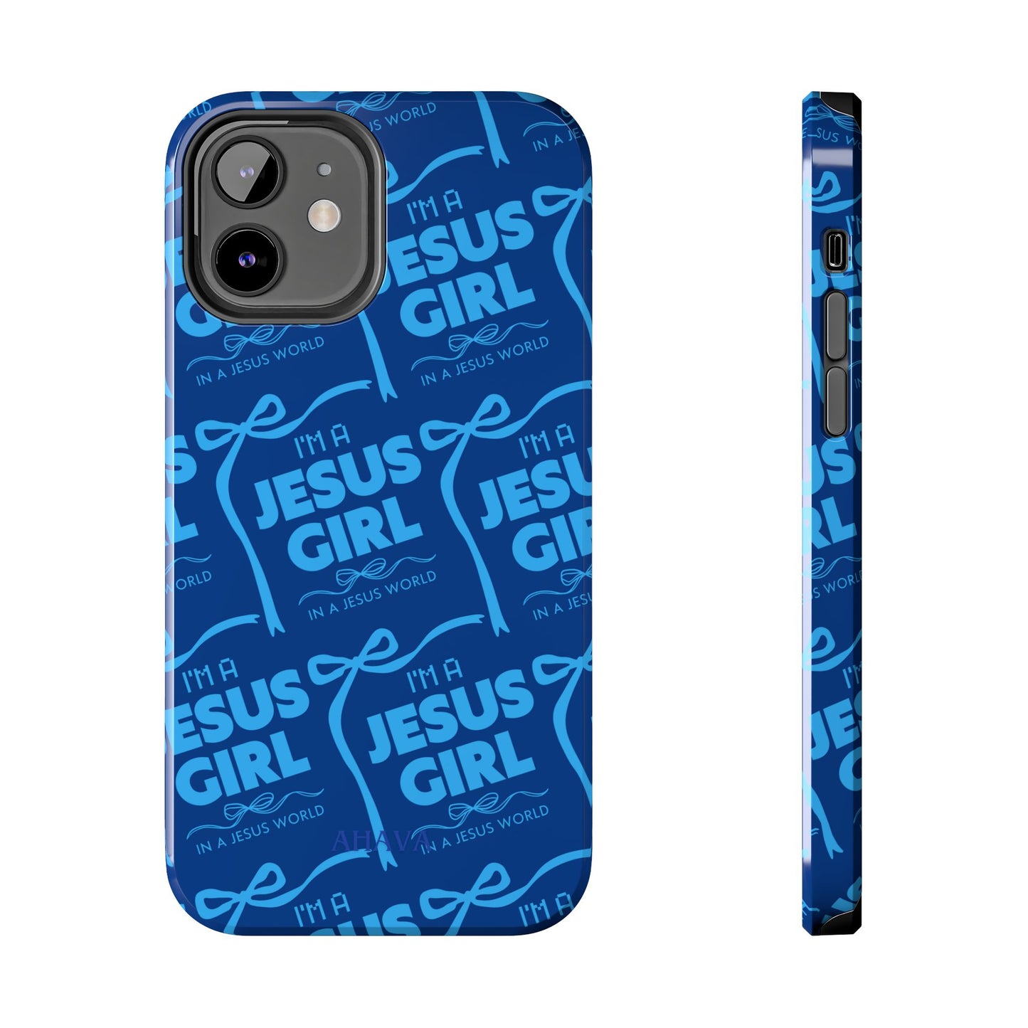 I'm a Jesus Girl Phone Case - Blue