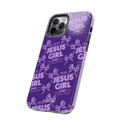 I'm a Jesus Girl Phone Case - Purple