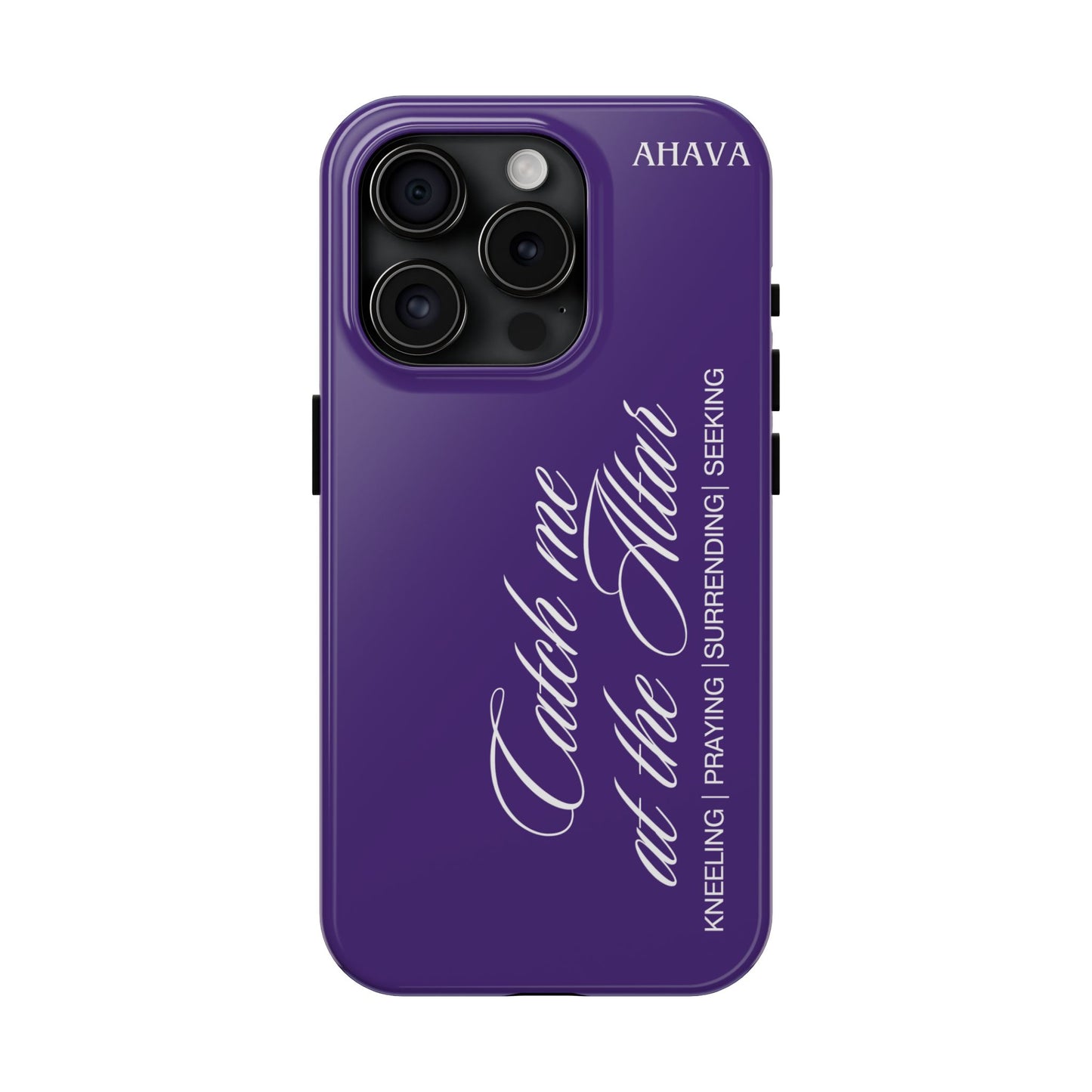 "Catch Me at the Altar" Purple Phone Case