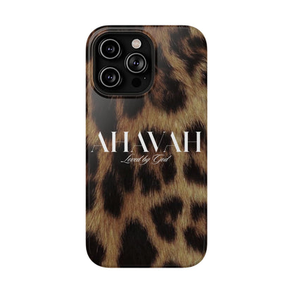 Leopard Print Ahavah Phone Case