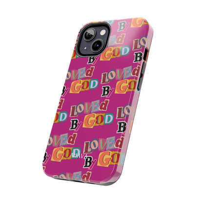 "Loved by God" Pink Phone Case