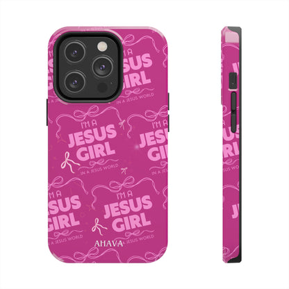 I'm a Jesus Girl Phone Case - Pink