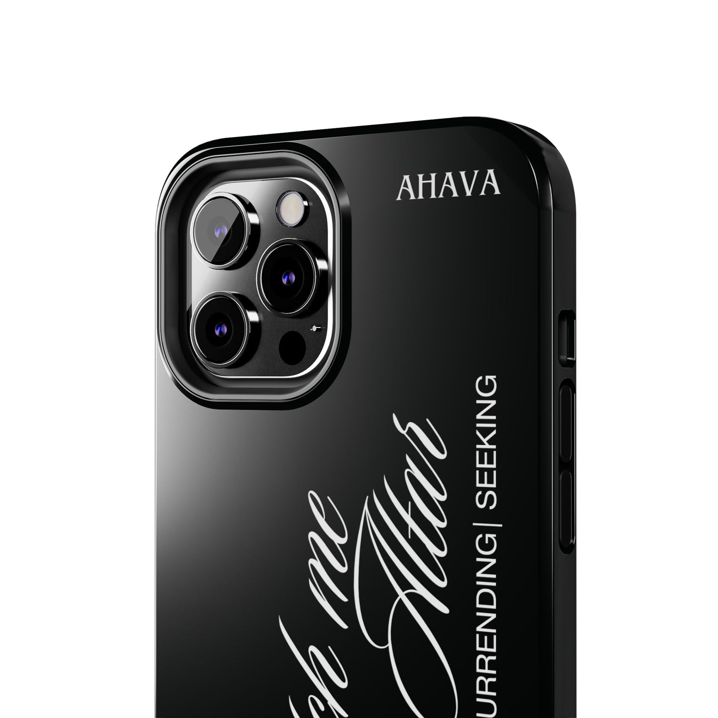 "Catch Me at the Altar" Black Phone Case