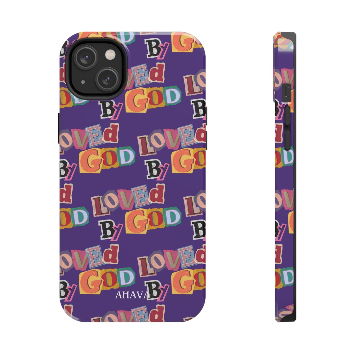 "Loved by God" Purple Phone Case