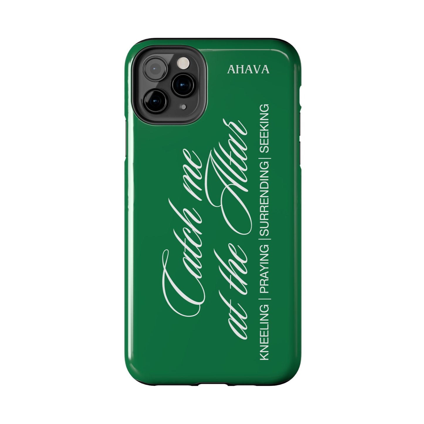 "Catch Me at the Altar" Green Phone Case