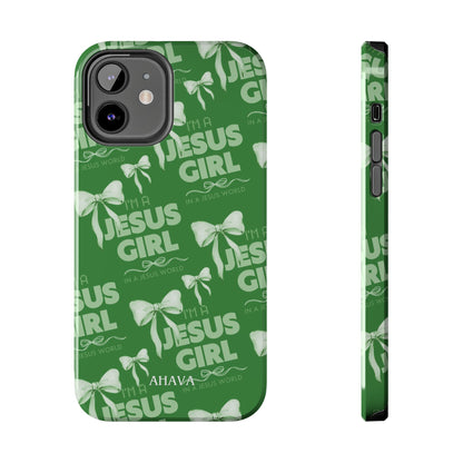 I'm a Jesus Girl Case - Green