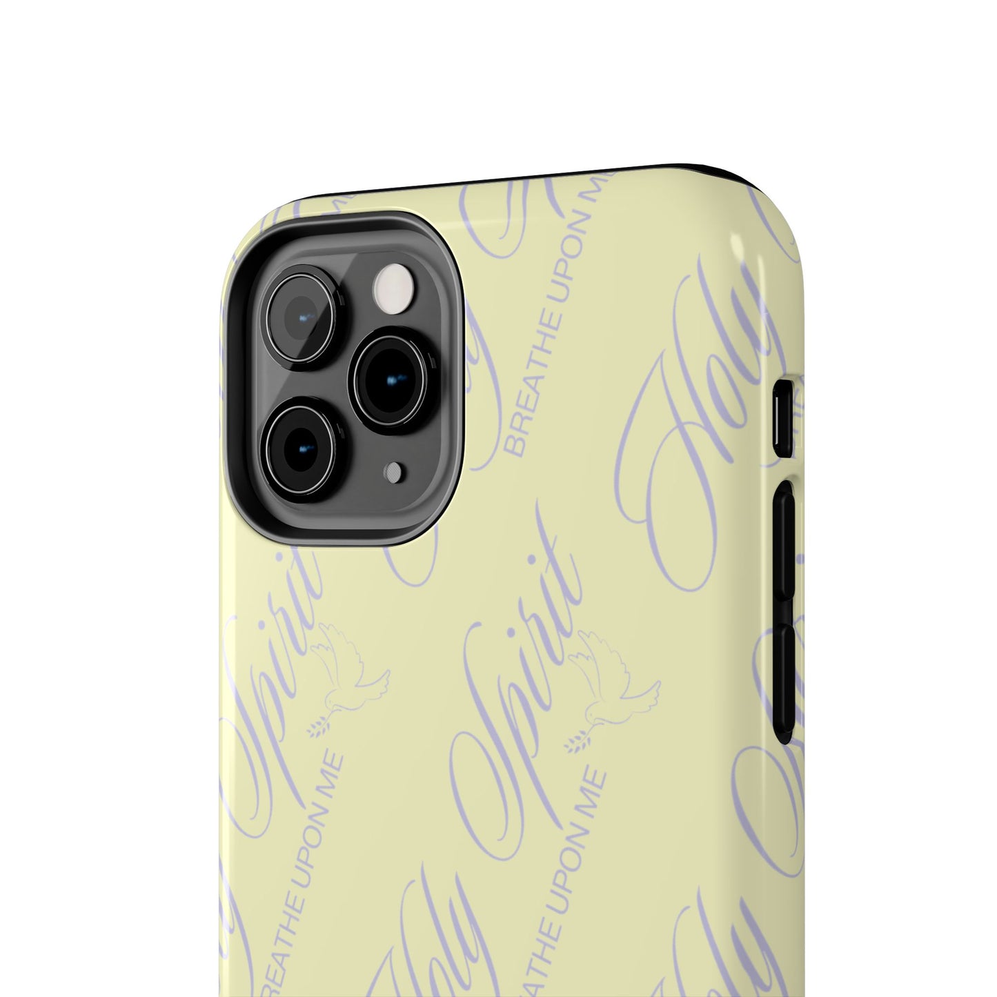 "Holy Spirit, Breathe Upon me" Buttercream Phone Case