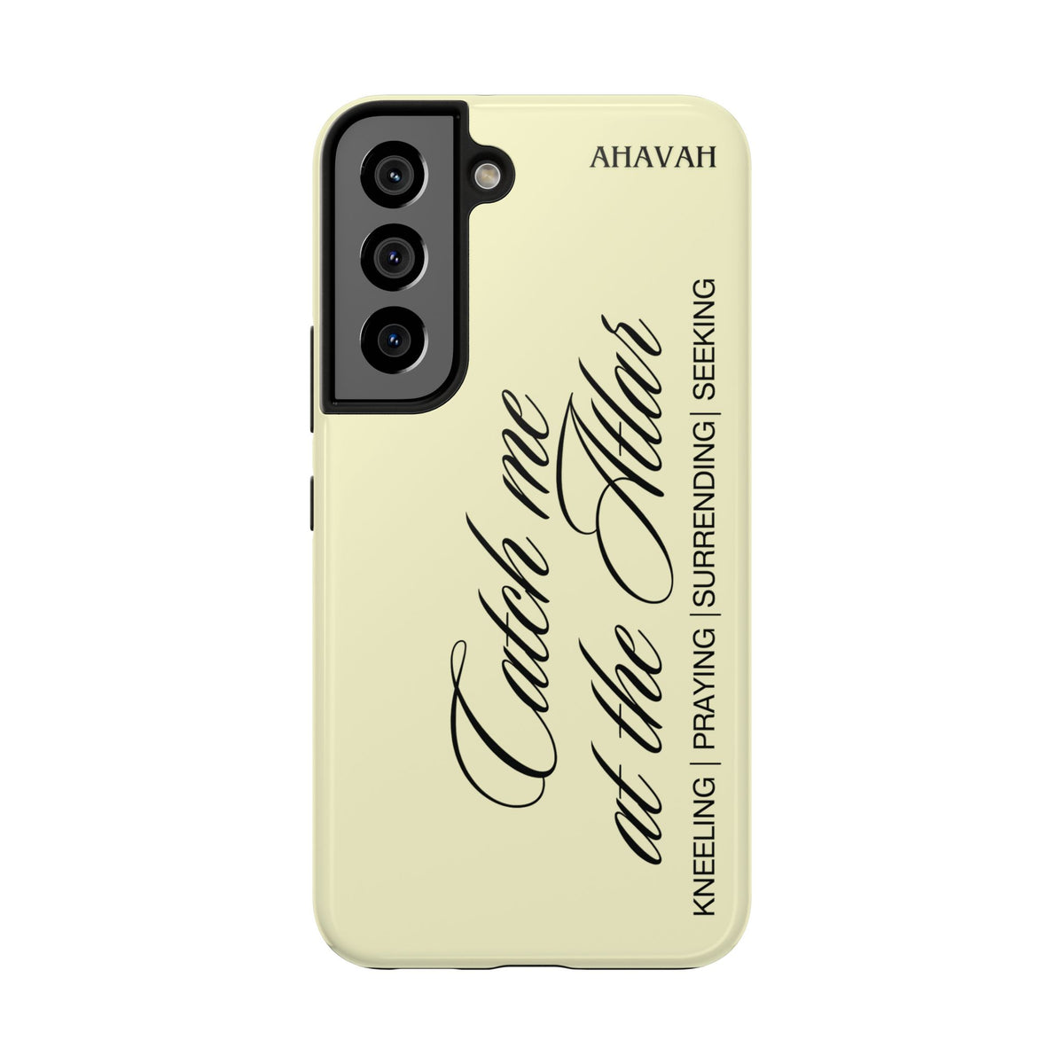Catch Me at the Altar Phone Case - Lemon Cream
