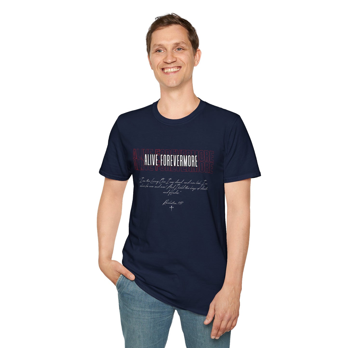 Alive Forevermore T-Shirt – Revelation 1:18