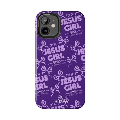 I'm a Jesus Girl Phone Case - Purple