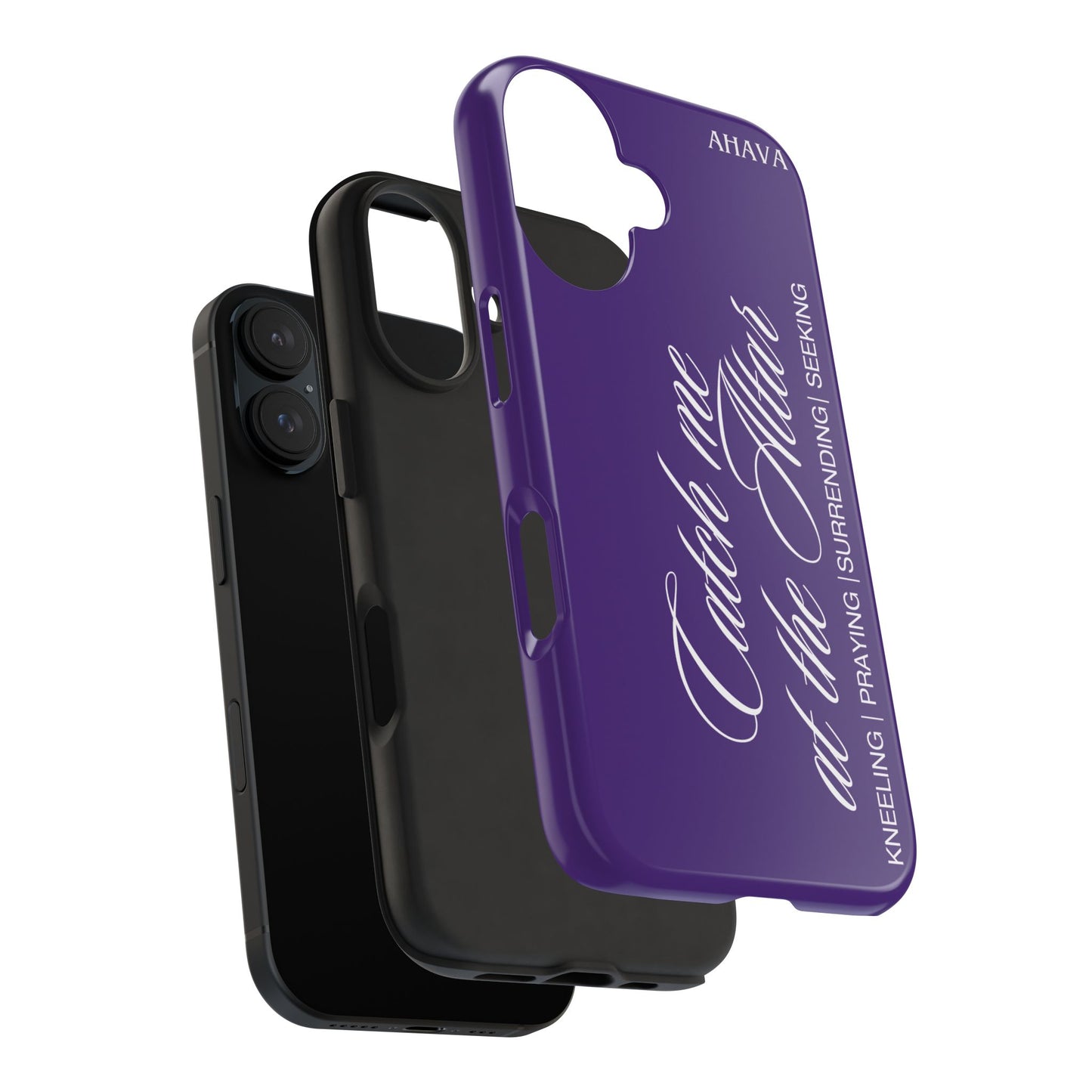 "Catch Me at the Altar" Purple Phone Case