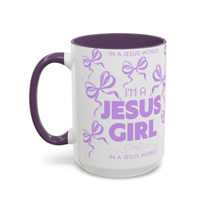 I'm a Jesus Girl Mug - Purple