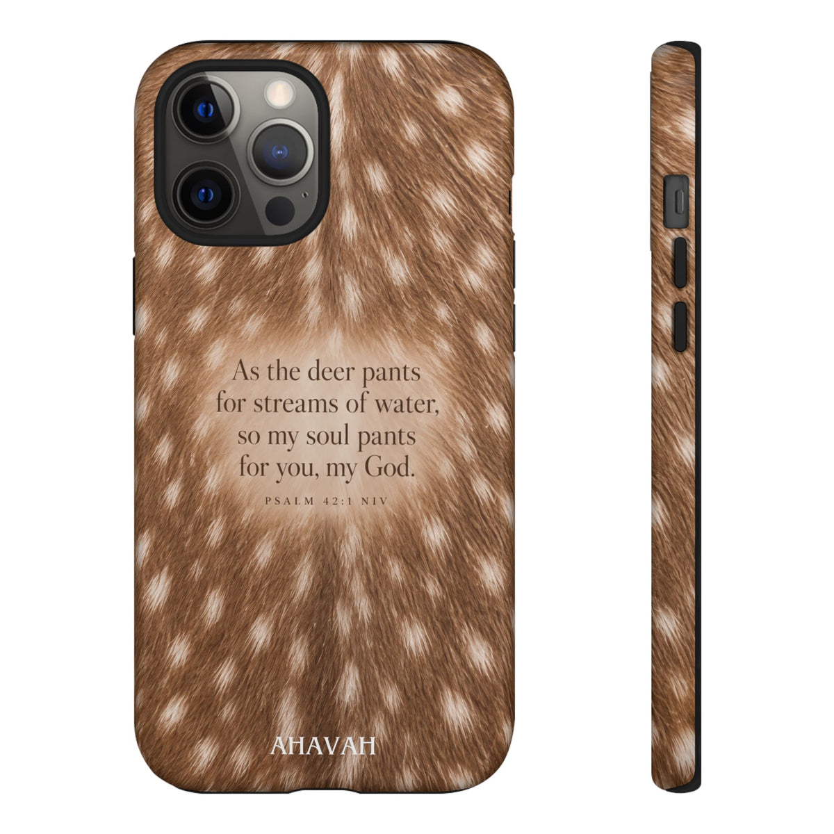 Psalm 42:1 Fawn Print Phone Case