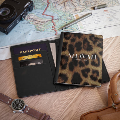 AHAVAH Leopard Passport Case – Loved by God