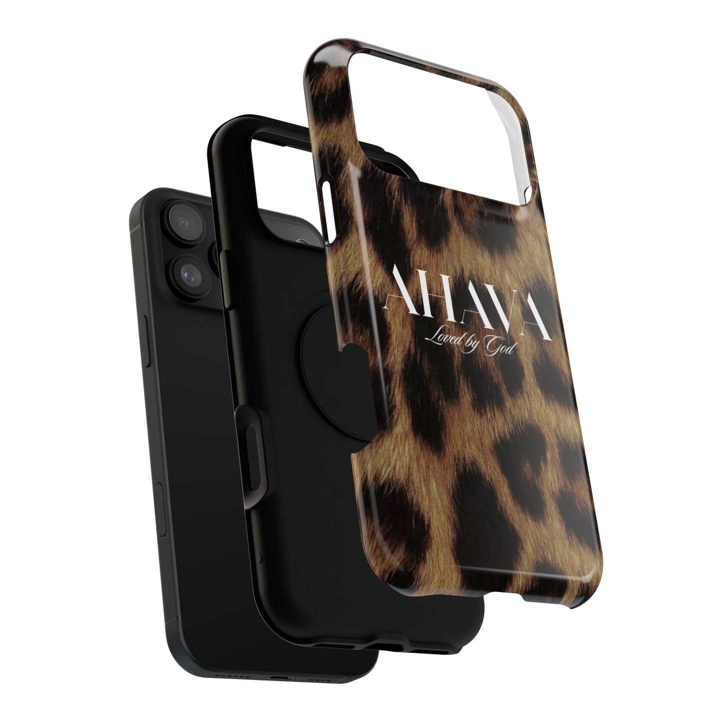 Leopard Print Ahava Phone Case