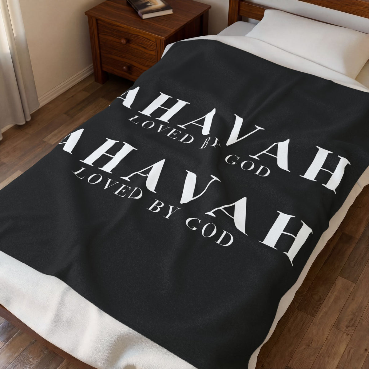 Ahavah Signature Blanket – Black