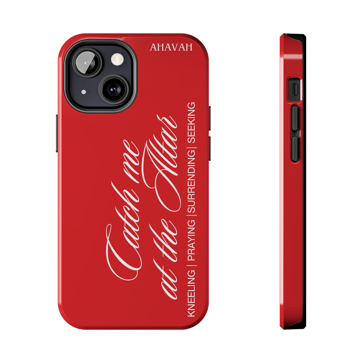 Catch Me at the Altar Phone Case - Redeemed Red