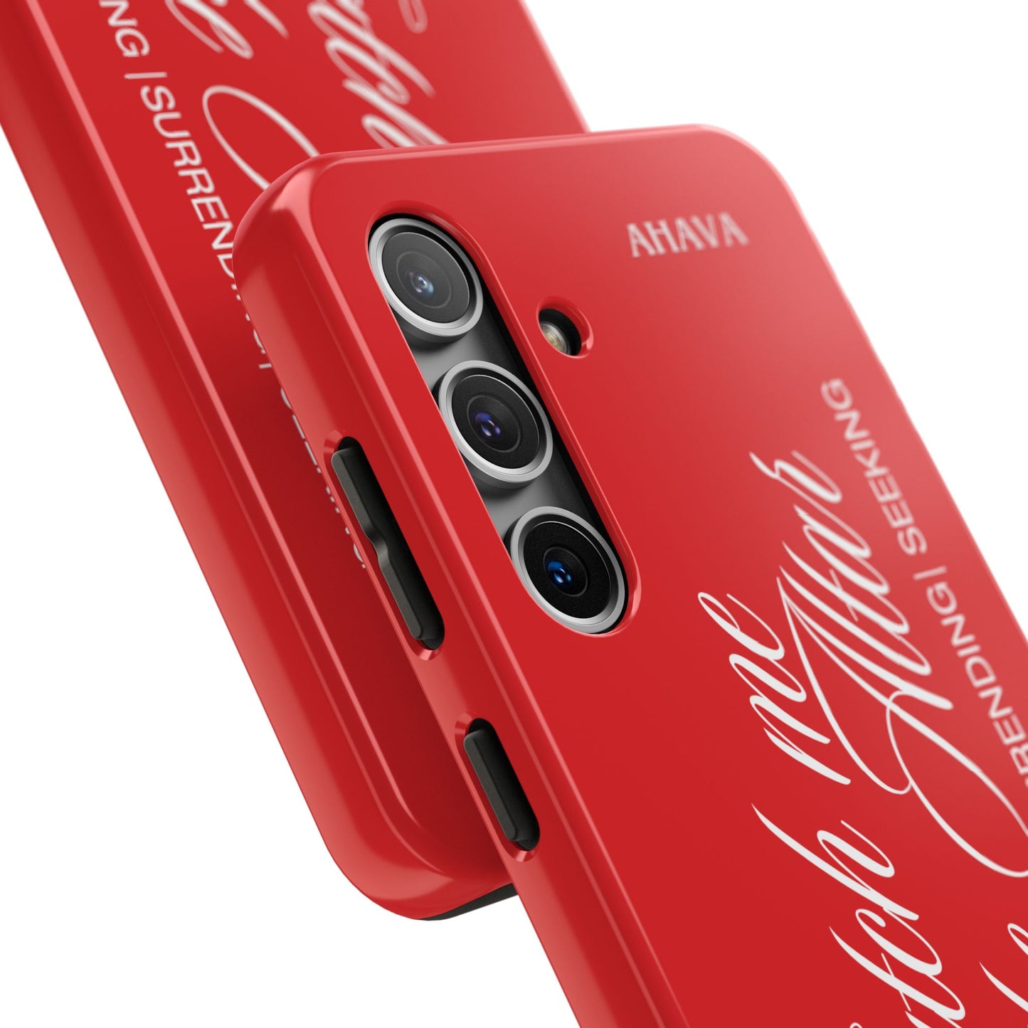 "Catch Me at the Altar" Red Phone Case