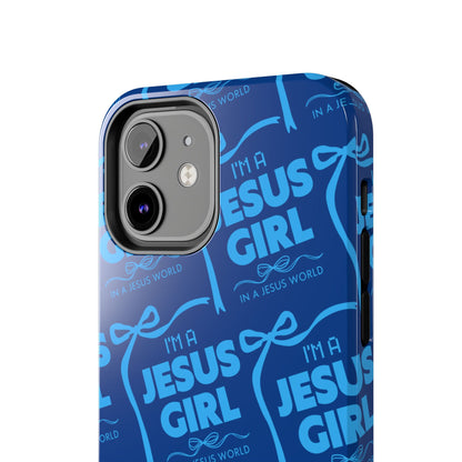 I'm a Jesus Girl Phone Case - Blue