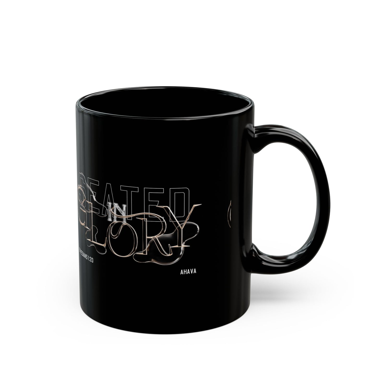 Seated in Glory Mug