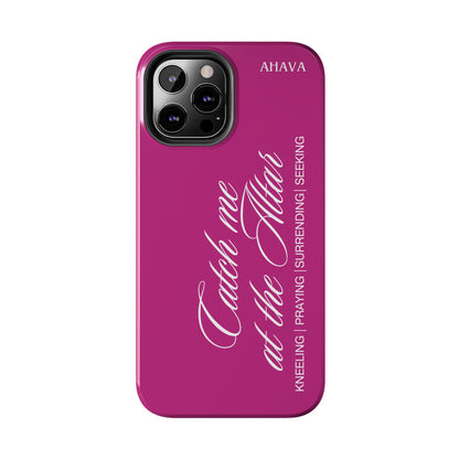 "Catch Me at the Altar" Pink Phone Case