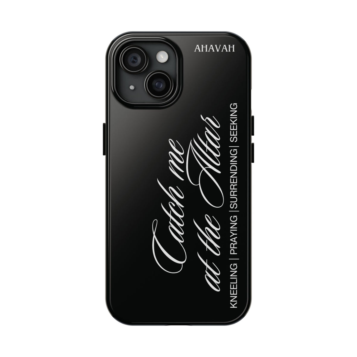 Catch Me at the Altar Black Phone Case