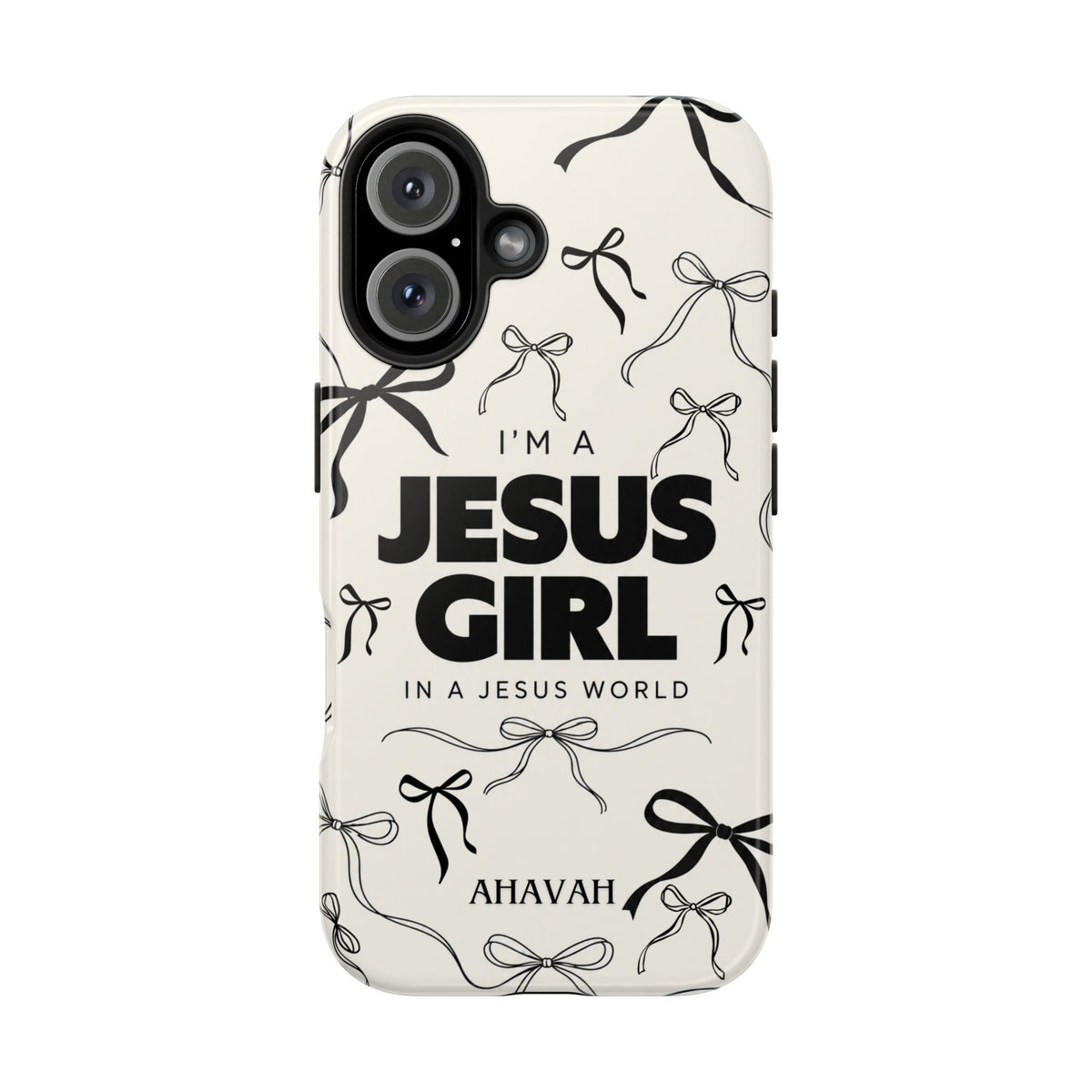 I'm a Jesus Girl White Phone Case