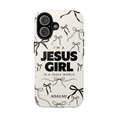 I'm a Jesus Girl White Phone Case