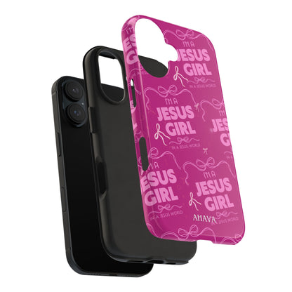 I'm a Jesus Girl Phone Case - Pink