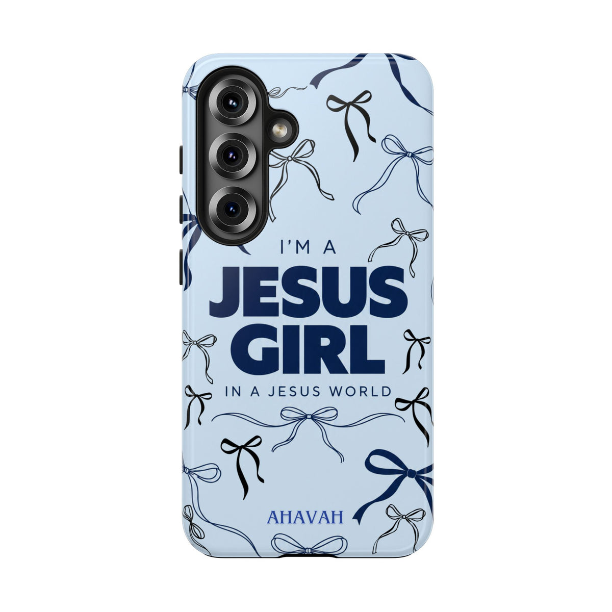 I'm a Jesus Girl Baby Blue Phone Case