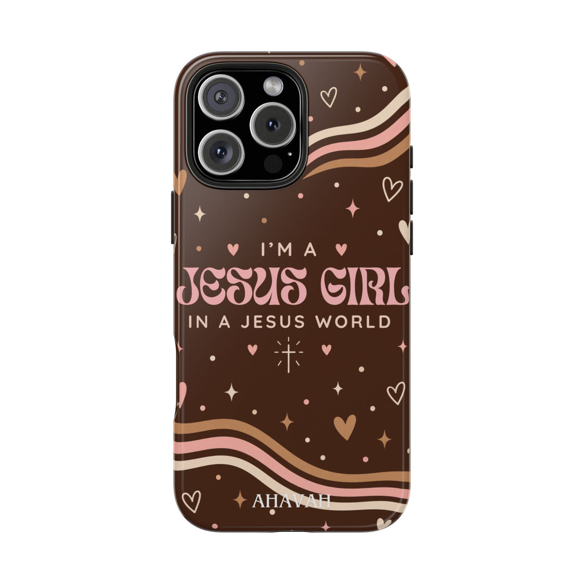 I'm a Jesus Girl Phone Case (Mocha / Brown)