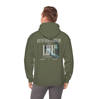 Resurrection and the Life | John 11:25 Hoodie