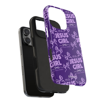 I'm a Jesus Girl Phone Case - Purple
