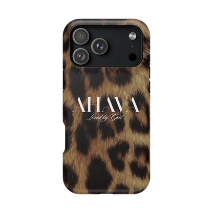 Leopard Print Ahava Phone Case