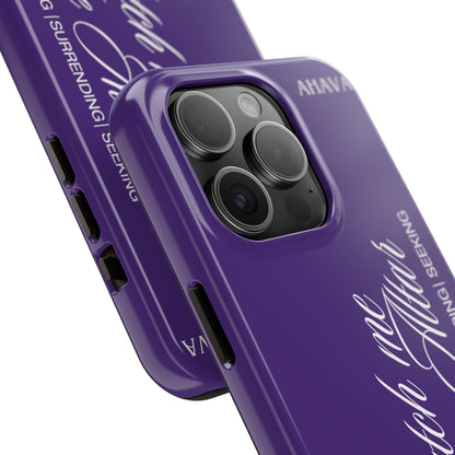 "Catch Me at the Altar" Purple Phone Case