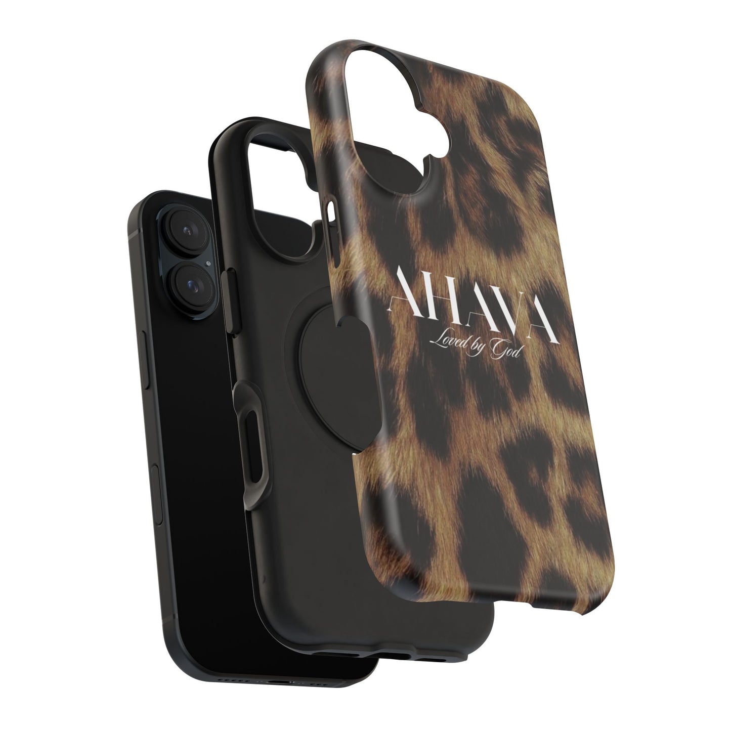 Leopard Print Ahava Phone Case