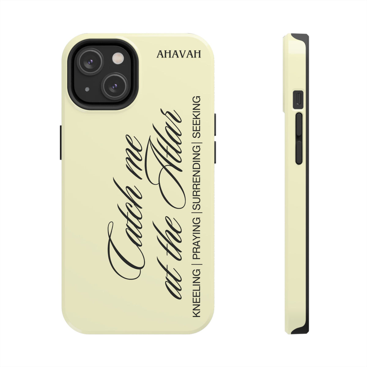 Catch Me at the Altar Phone Case - Lemon Cream