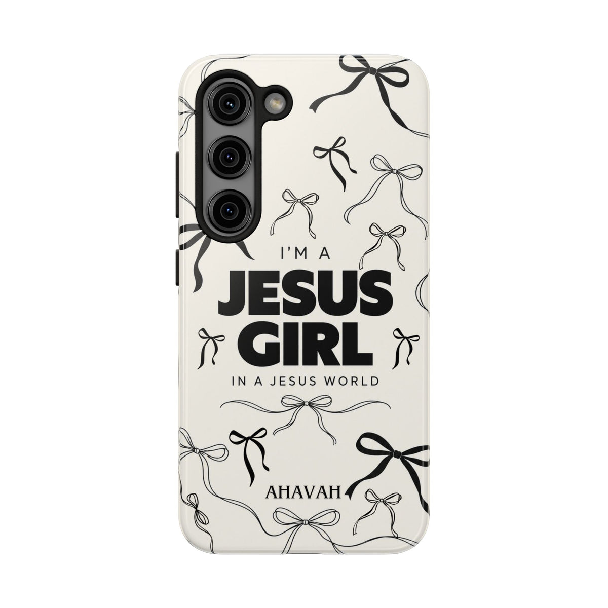 I'm a Jesus Girl White Phone Case