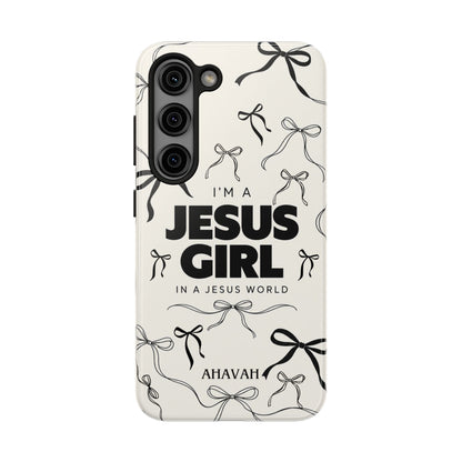 I'm a Jesus Girl White Phone Case