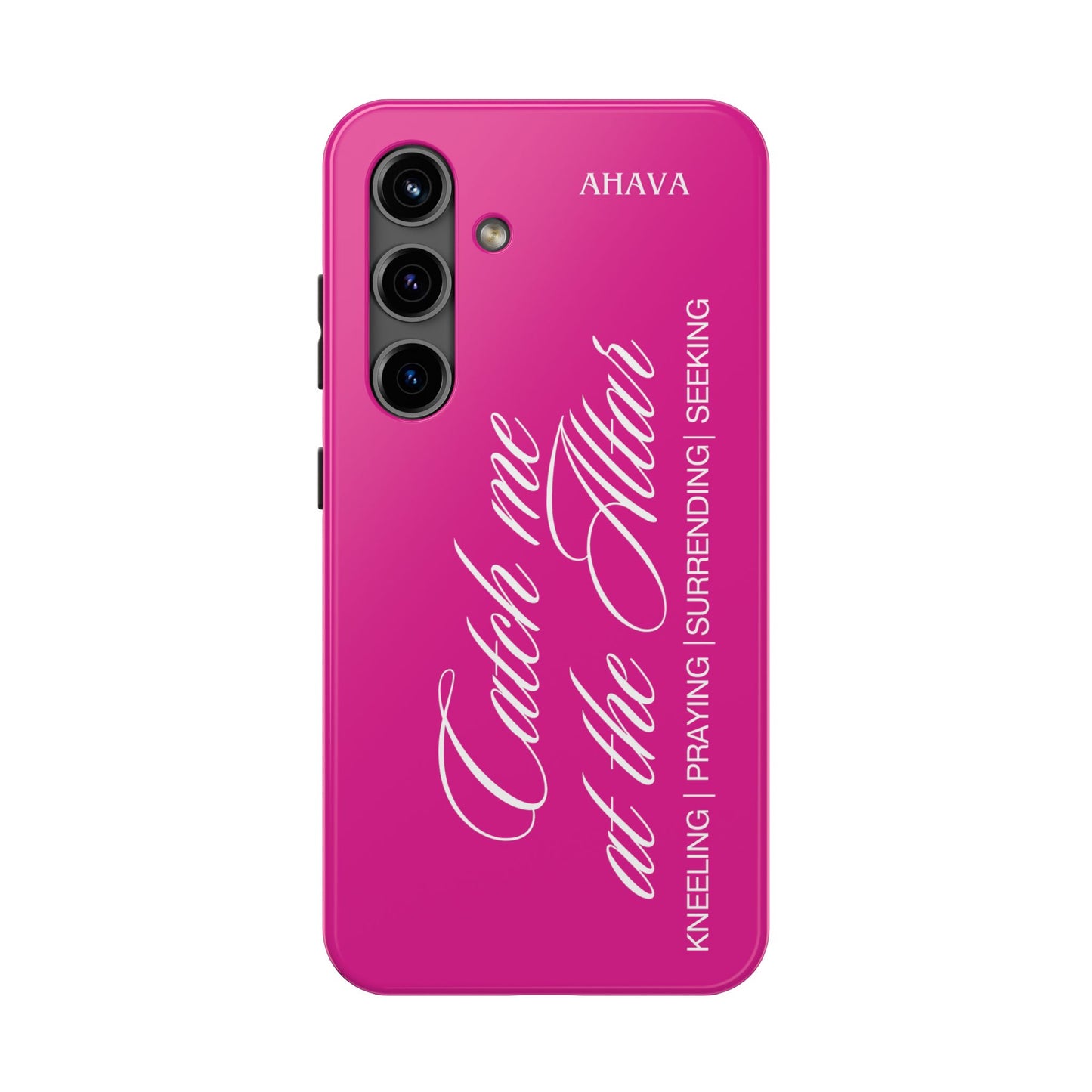 "Catch Me at the Altar" Hot Pink Phone Case