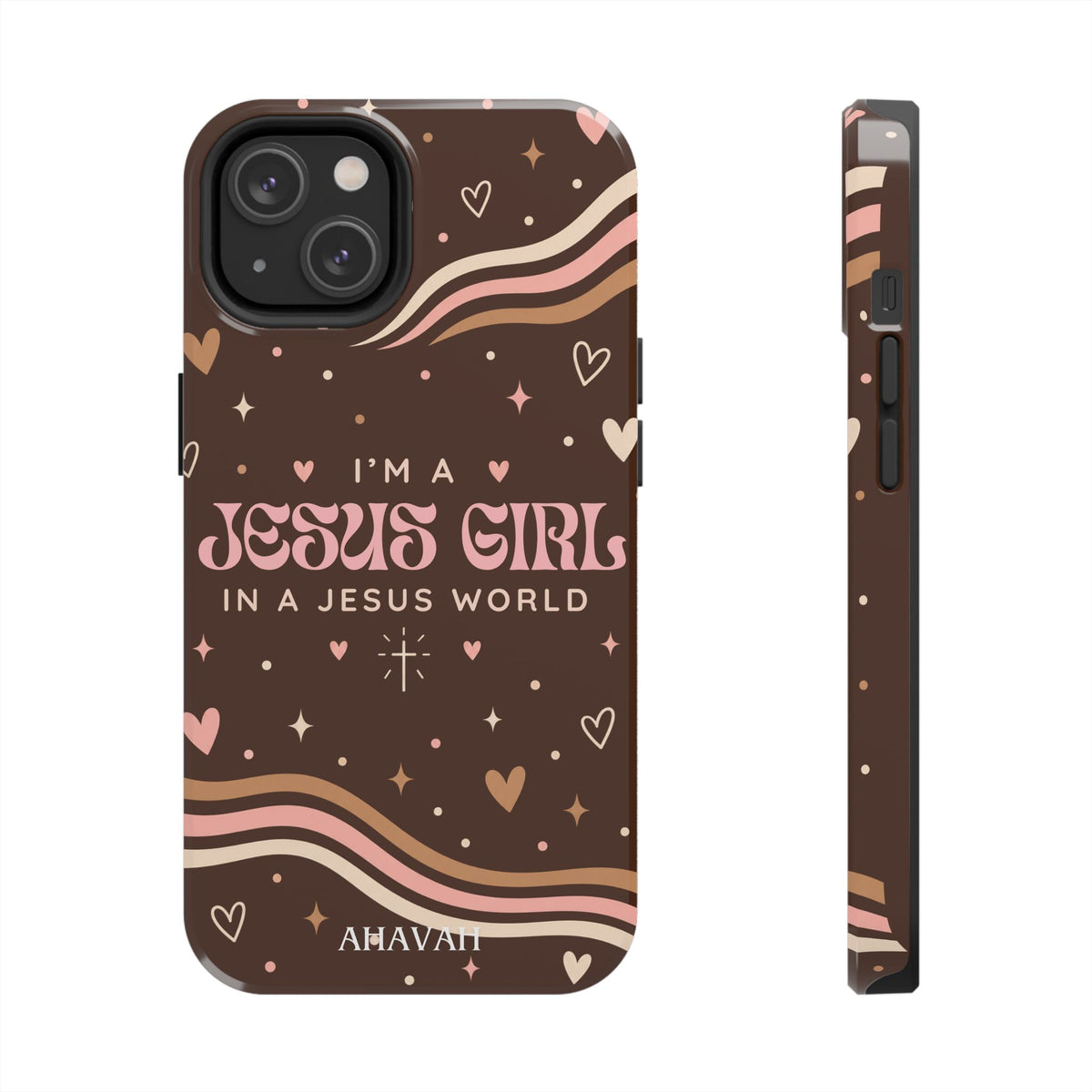 I'm a Jesus Girl Phone Case (Mocha / Brown)