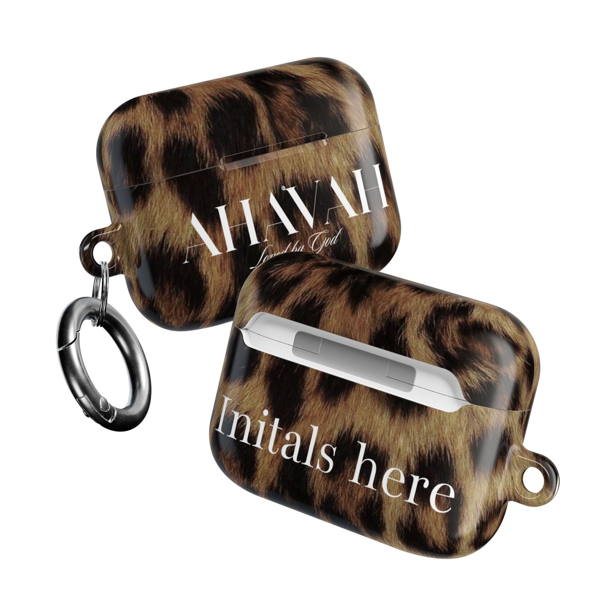 Copy of Personalized : Ahava Leopard Airpod Case