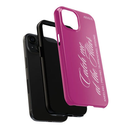 "Catch Me at the Altar" Pink Phone Case