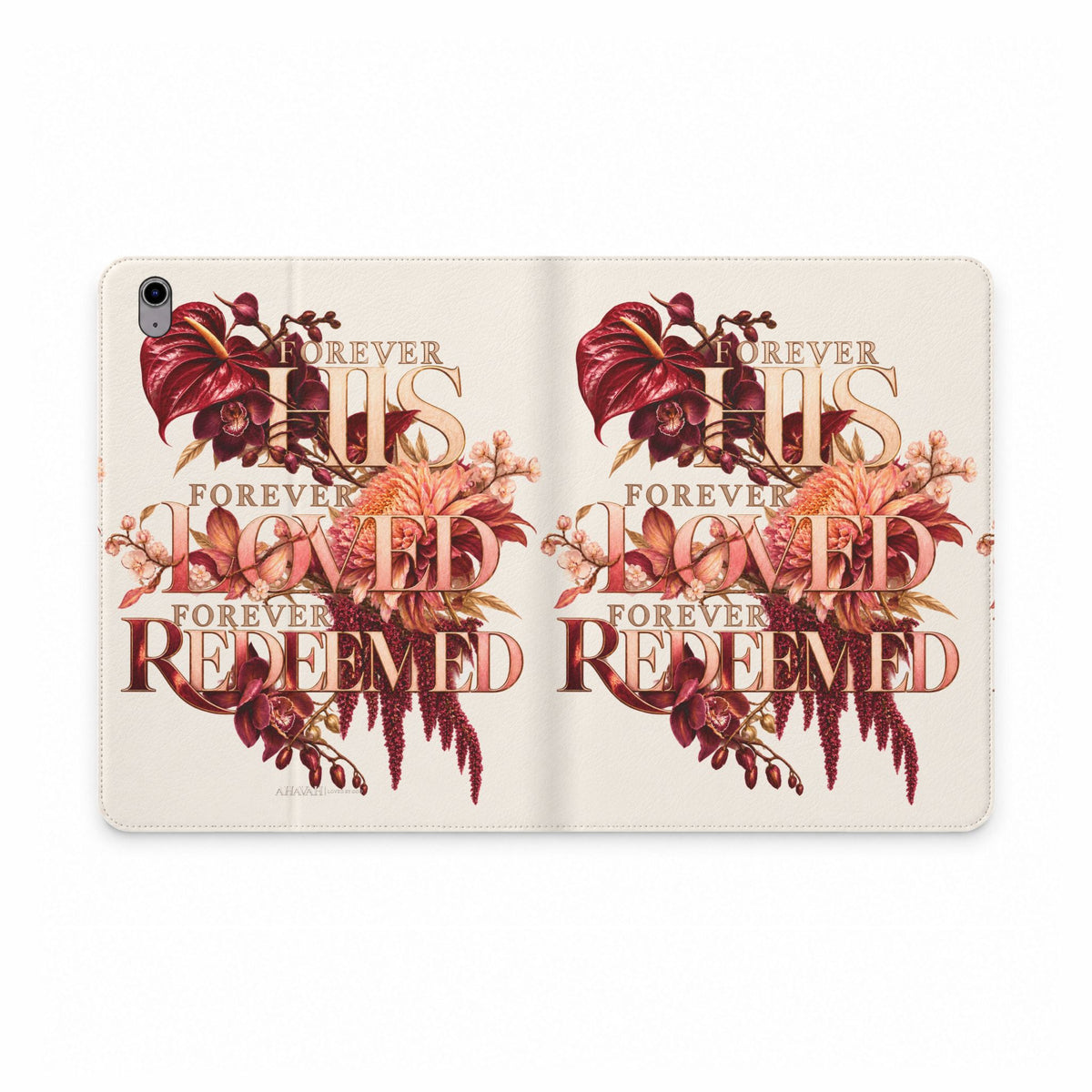 Forever His — Covenant Bloom Tablet Folio Case